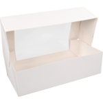 Klika - Zijvensterdoos | karton + PET | 25x10x9cm | wit | 100 stuks