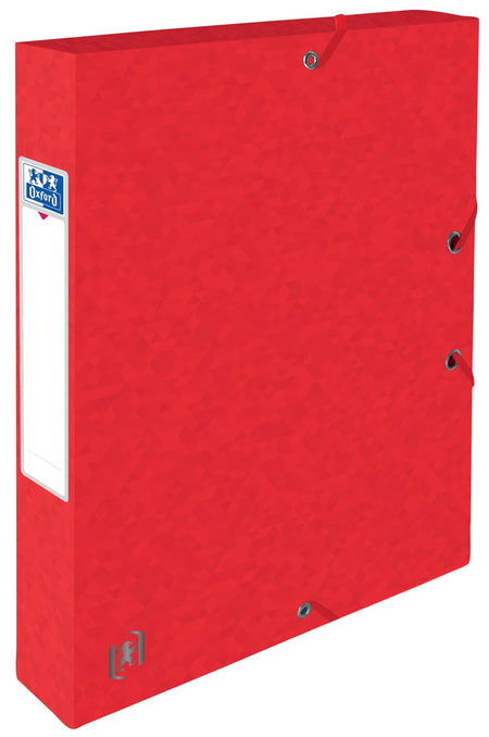 Oxford -  elastobox Top File+ rug van 4 cm, rood