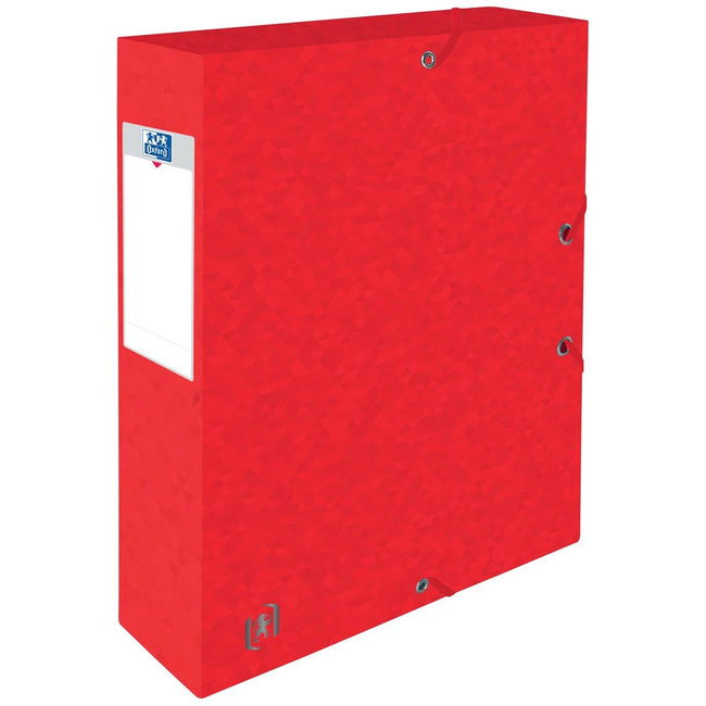 Oxford - elastobox Top File+ rug van 6 cm, rood