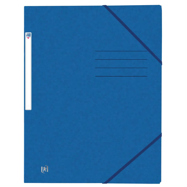 Oxford - Top File+ elasto folder made of cardboard, ft A4, blue
