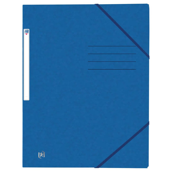 Oxford - Top File+ elastomap uit karton, ft A4, blauw