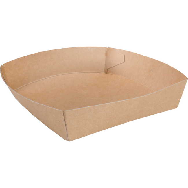 Klika -  Bak | Karton | conisch bakje | 135x135x35mm | bruin | 240 stuks