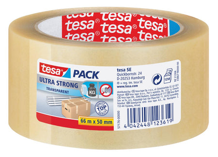 Tesa - Confezione pack® Ultra Strong 66mx50mm trasparente