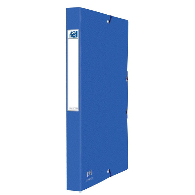 Oxford - Elastobox folio A4 25mm 3 solapas 600gr azul