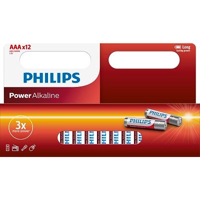 Philips - Power Alcalina 12 pilas AAA