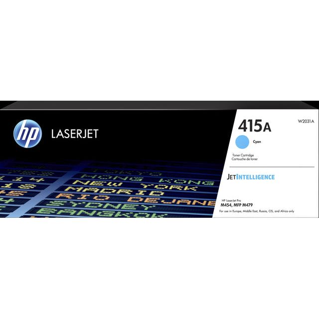 HP - toner 415A, 2.100 pagina's, OEM W2031A, cyaan