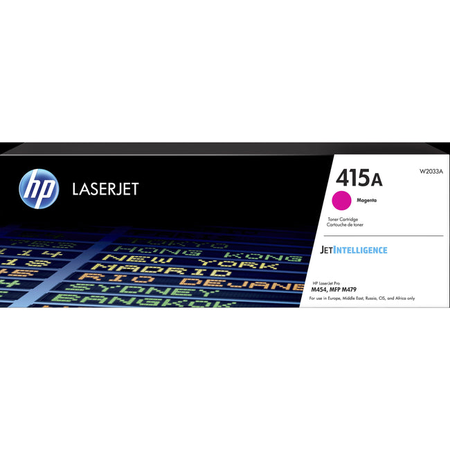 HP - Cartucho de tóner w2033a 415a rojo