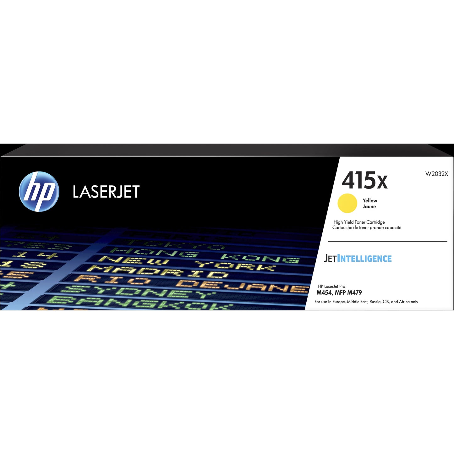 HP - Cartouche toner w2032x 415x jaune