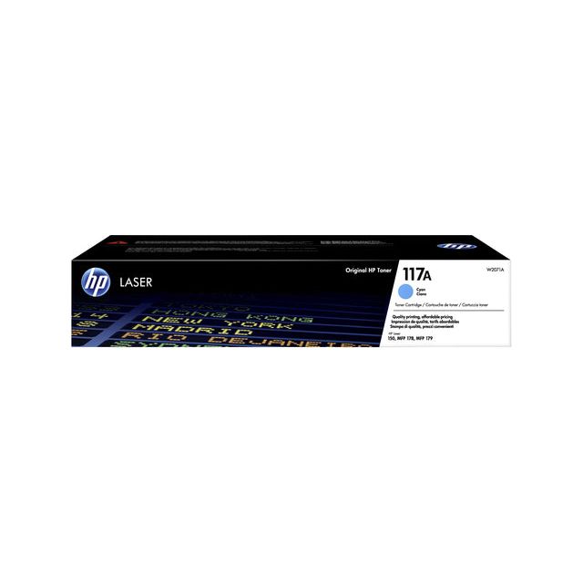 HP - Tonercartridge W2071A 117A blauw