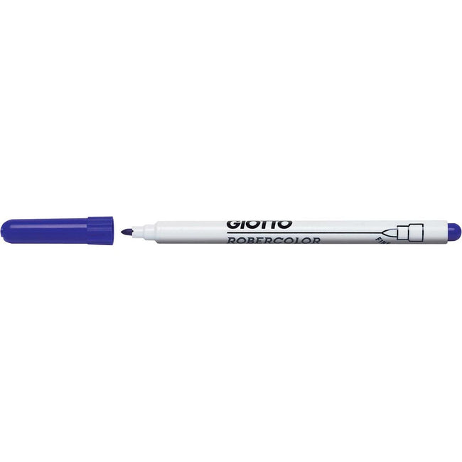 Giotto - Marqueur pour tableau blanc Robercolor fin, pointe ronde, bleu