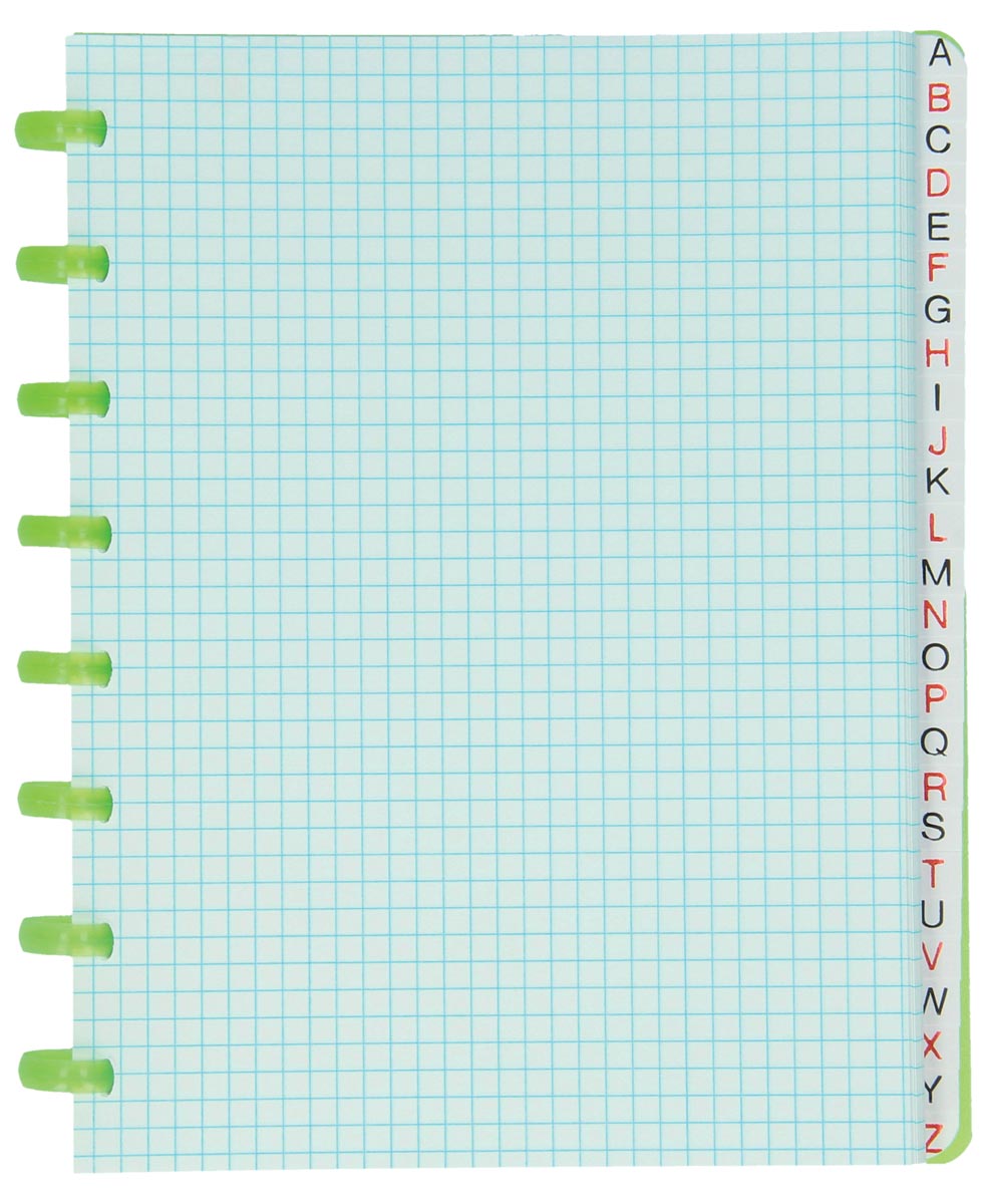 Atoma -  repertorium, ft A5, transparant, geruit 5mm