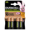 Duracell -  Batterij oplaadbaar 4xAA 2500mAh Ultra | 10 stuks