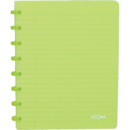 Atoma - Notebook A5 diamond 5x5mm 144 pages 90gr PP transparent assorted