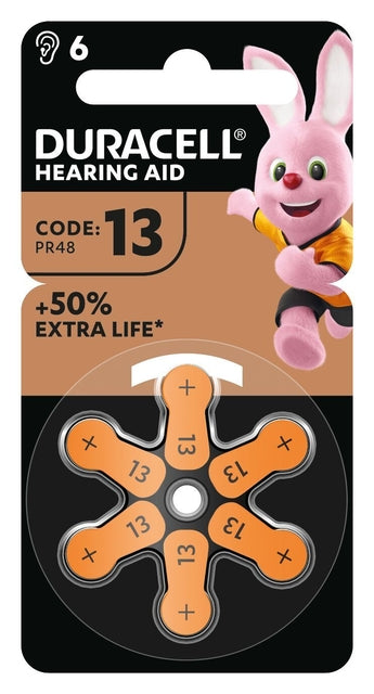 Duracell -  Batterij  da13 hearing aid