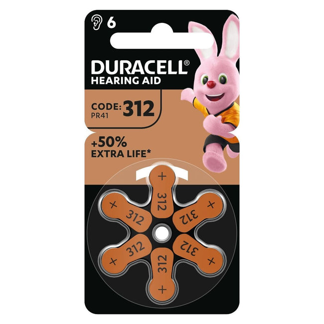 Duracell -  Batterij  da312 hearing aid | 10 stuks