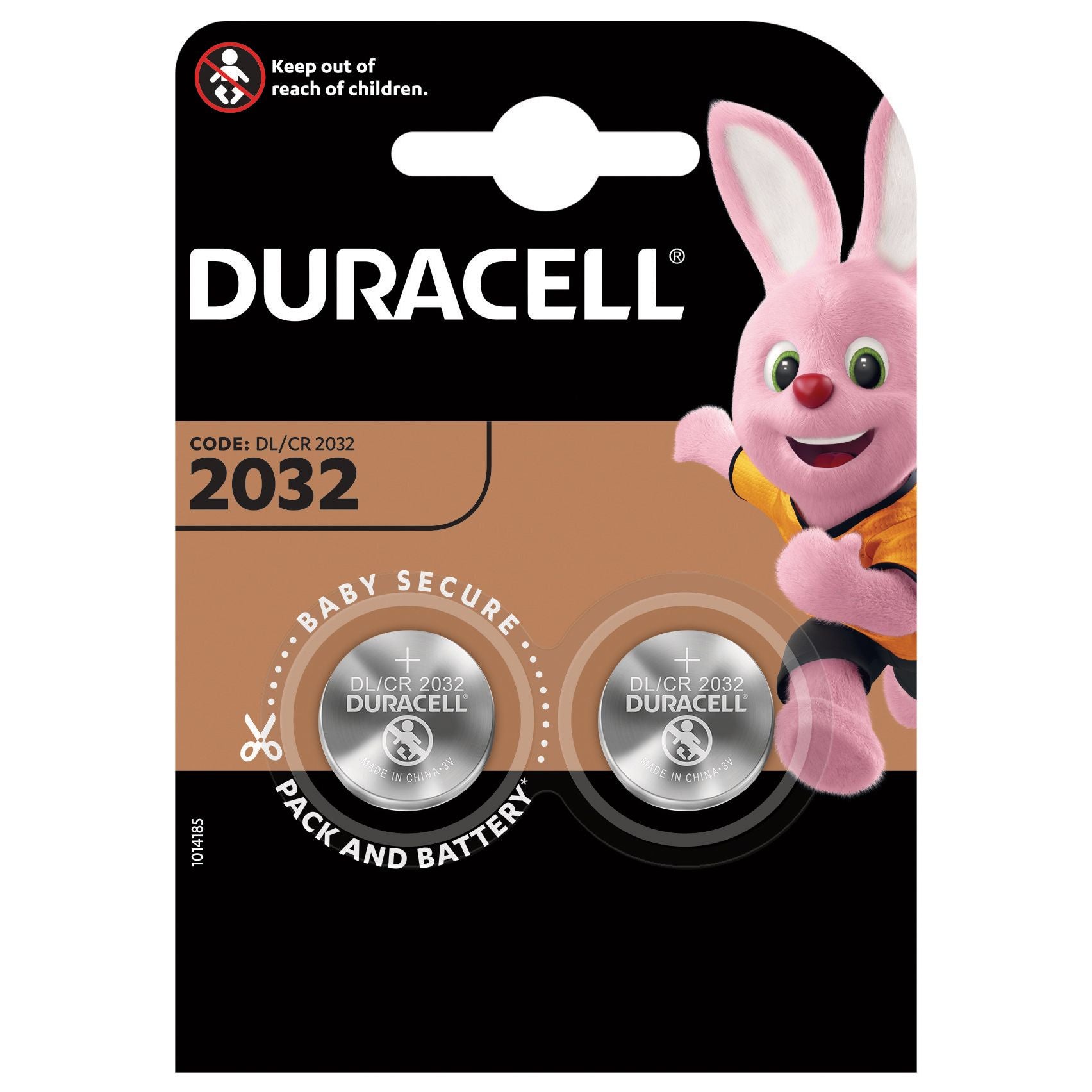Duracell - Battery button cell 2xCR2032 lithium Ø20mm 3V-180mAh