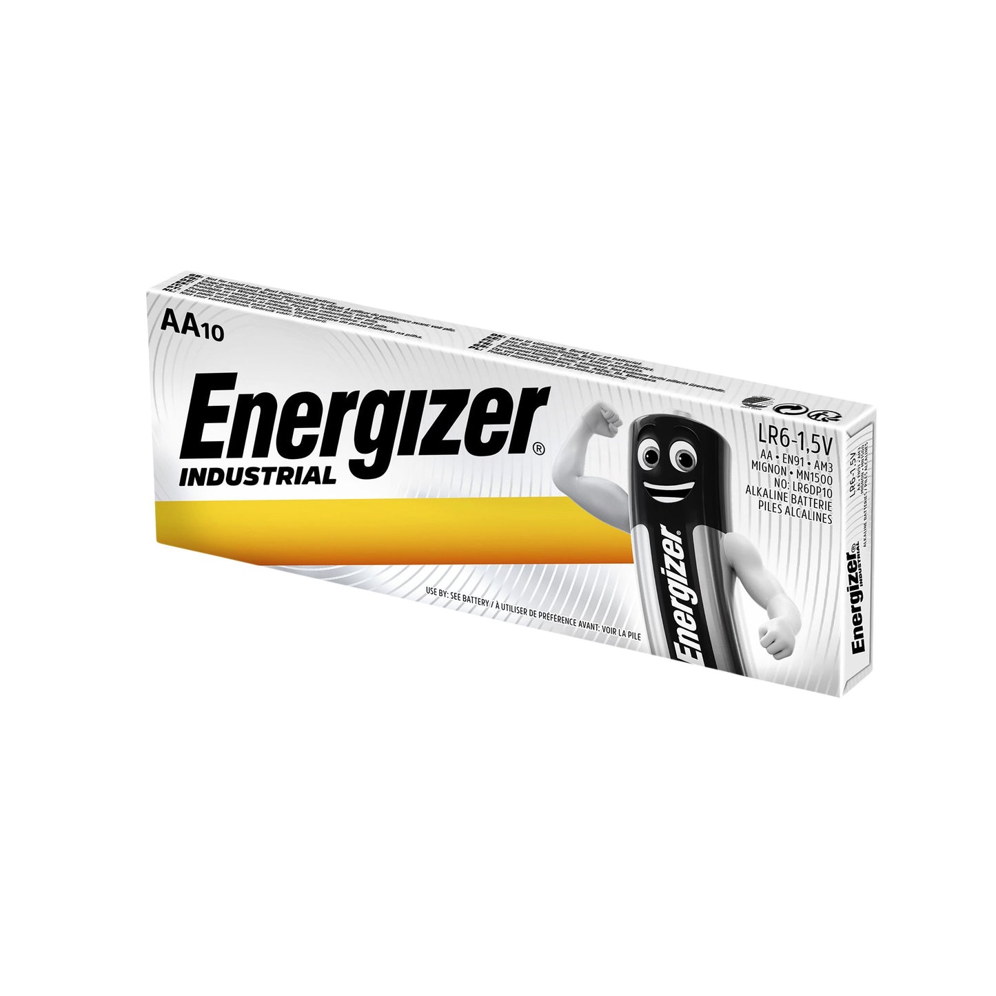 Energizer -  Batterij Industrial AA alkaline doos à 10 stuks
