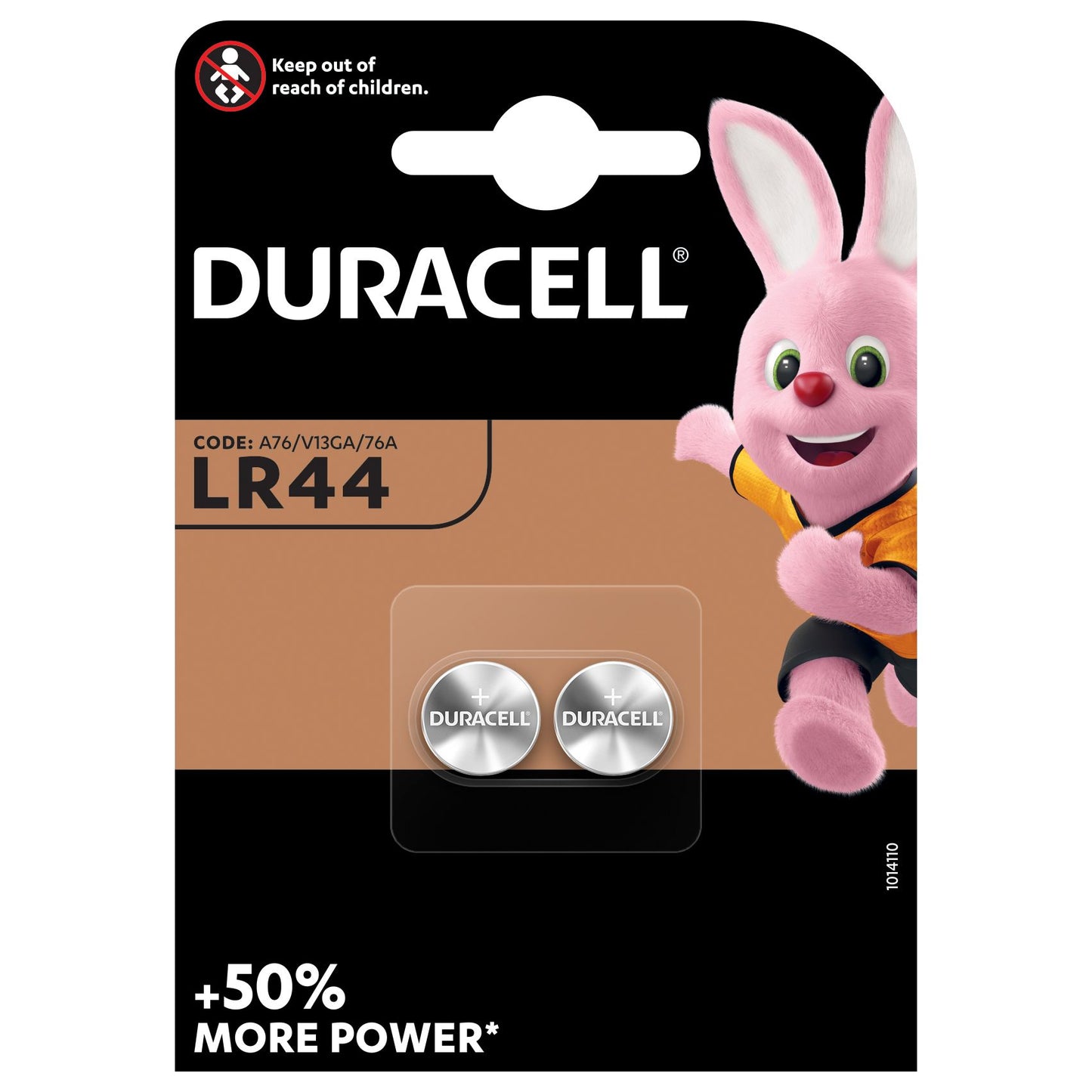 Duracell - Pila pila de botón 2xLR44 alcalina Ø11,6mm 2 piezas