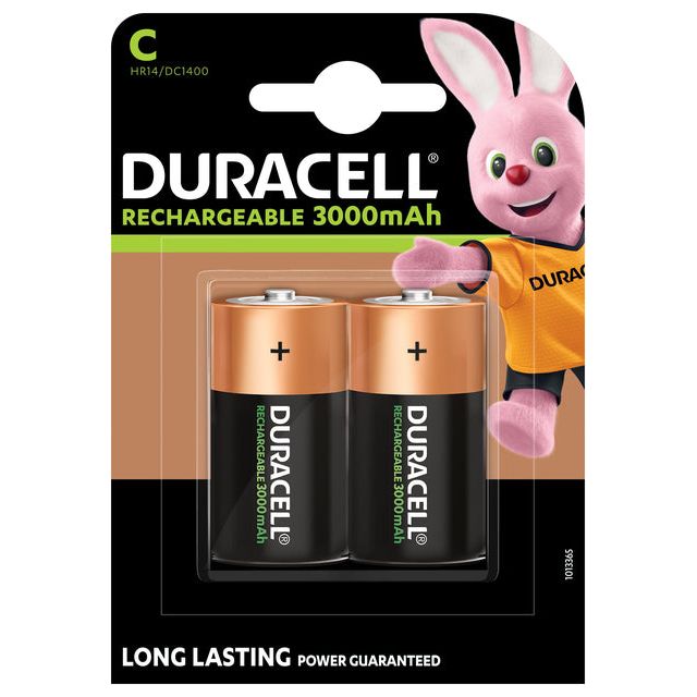 Duracell - Duracell rechargeable de la batterie C HR14 | Blister un 2 pièces