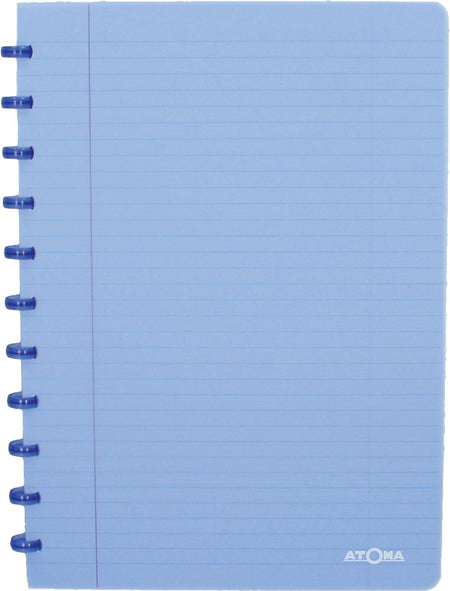Atoma - Quaderno linea A4 144 pagine 90gr PP trasparente assortiti
