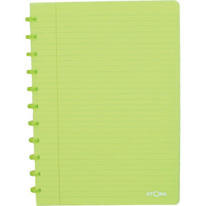 Atoma - Cuaderno A4 linea 144 paginas 90gr PP transparente surtido