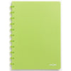 Atoma - Carnet A4 diamant 5x5mm 144 pages 90gr PP transparent assorti