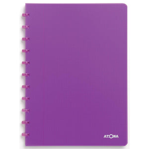 Atoma - Notebook A4 diamond 5x5mm 144 pages 90gr PP transparent assorted