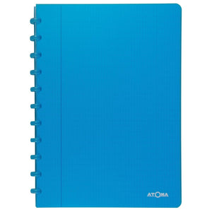 Atoma - Notizbuch A4 Raute 4x8mm 144 Seiten 90gr PP transparent sortiert