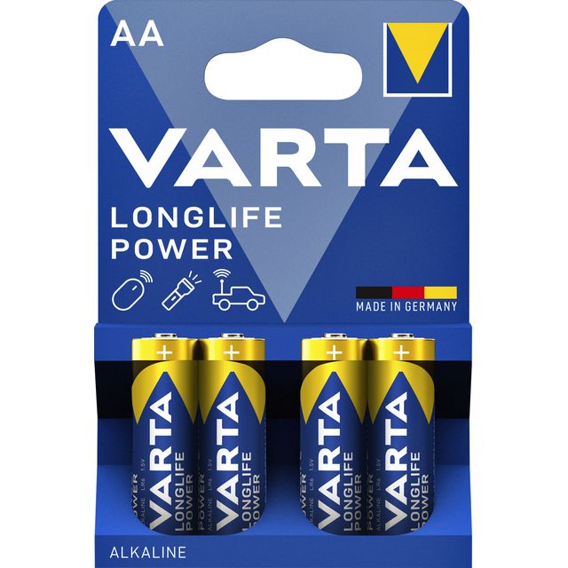 Varta - Batería Longlife Power 4x AA | 20 piezas