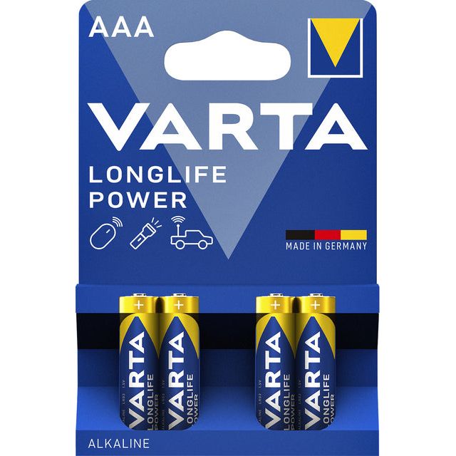 Varta - Batterij Longlife Power 4xAAA | 10 stuks