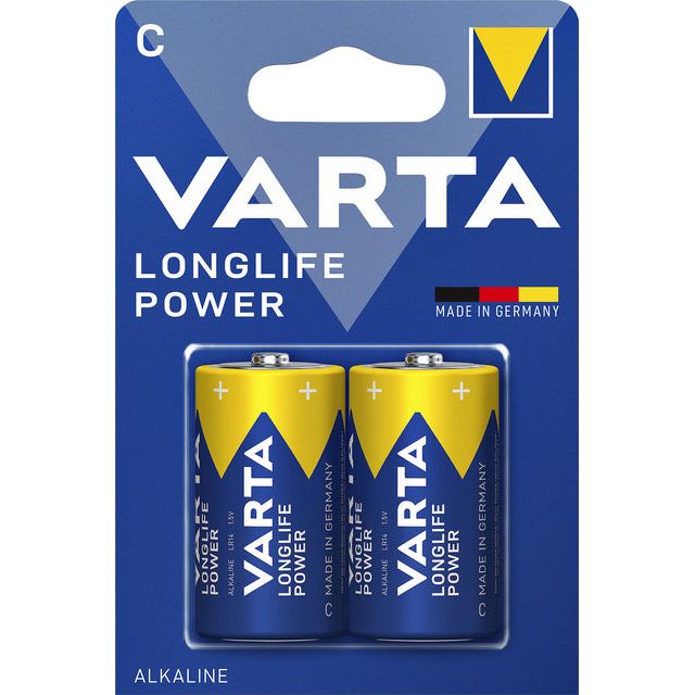 Varta - Batterij Longlife Power C, blister van 2 stuks