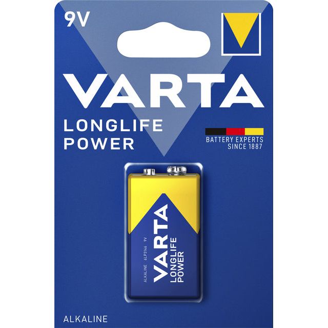 Varta - Batterij Longlife Power 9Volt | 10 stuks