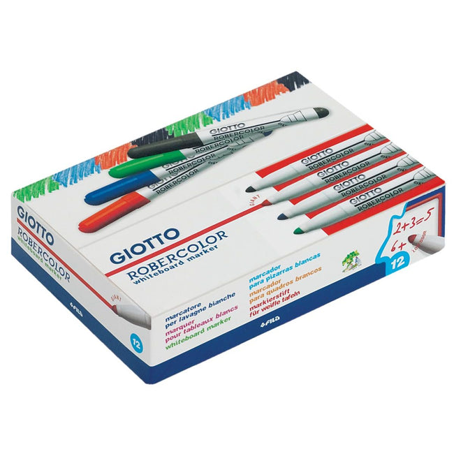 Giotto - Robercolor Whiteboardmarker Maxi, runde Spitze, blau