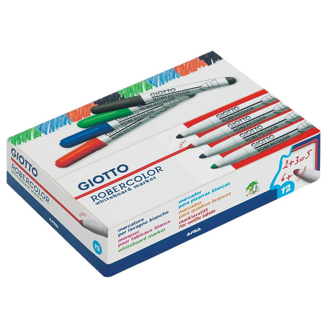 Giotto - Robercolor whiteboardmarker maxi, ronde punt, blauw