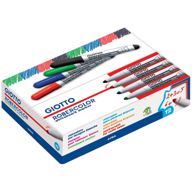 Giotto - Robercolor whiteboardmarker maxi, ronde punt, rood