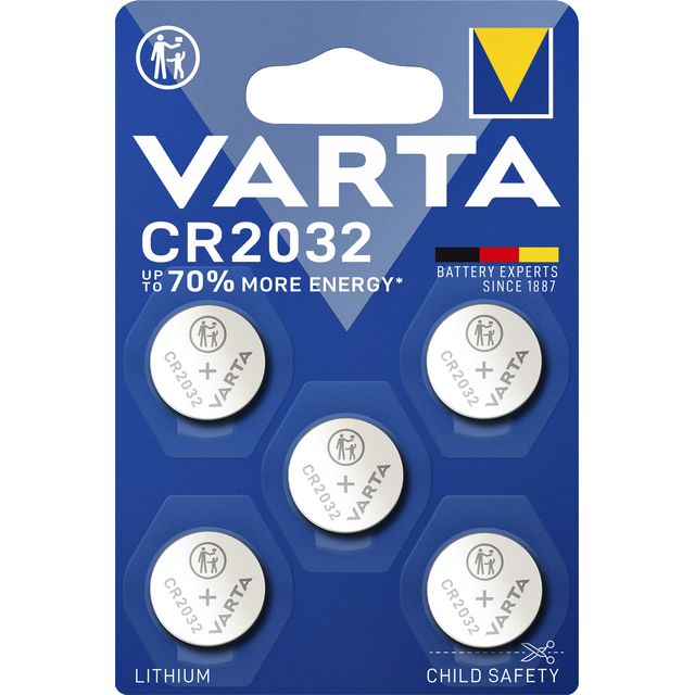 Varta - Batterie Knopfzelle CR2032 Lithium Blister à 5 Stück | 10 Stück