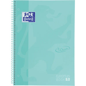 Oxford - Notebook Touch peanbook A4+ 4-hole line 80 sheets pastel mint