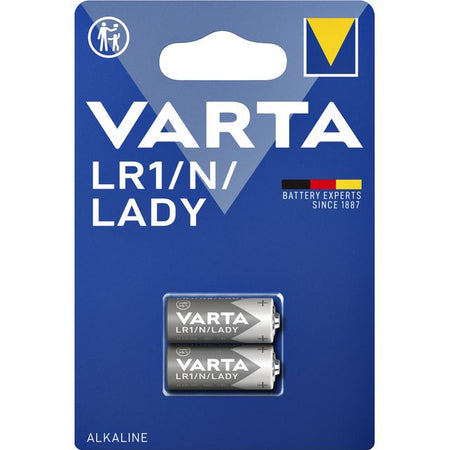 Varta - Batteria alcalina LR1/N/Lady blister da 2 pezzi | 10 pezzi