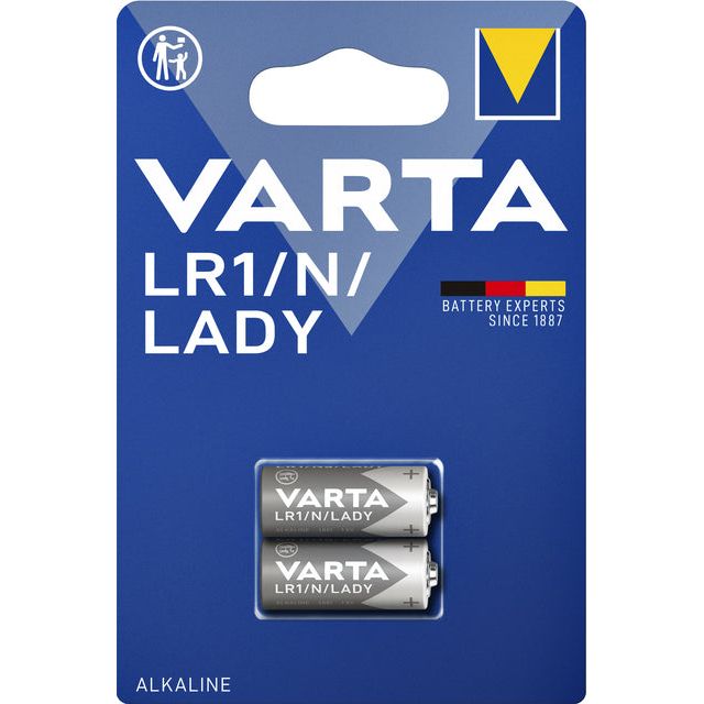 Varta - Batterie 4001 LR1 N 1,5 V alcalin | Blister un 2 pièces | 10 morceaux