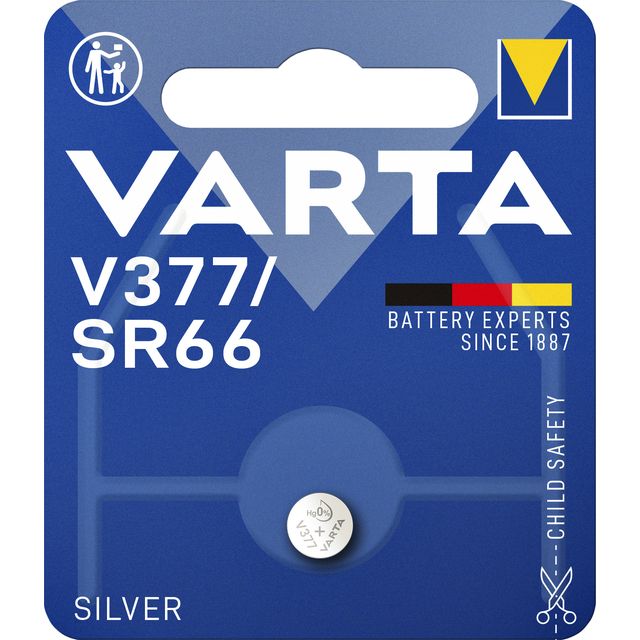 Varta - Orologio a batteria a bottone V377 blister da 1 pezzo