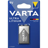 Varta - Battery 9V Lithium Professional | Blister une pièce 1 | 10 morceaux