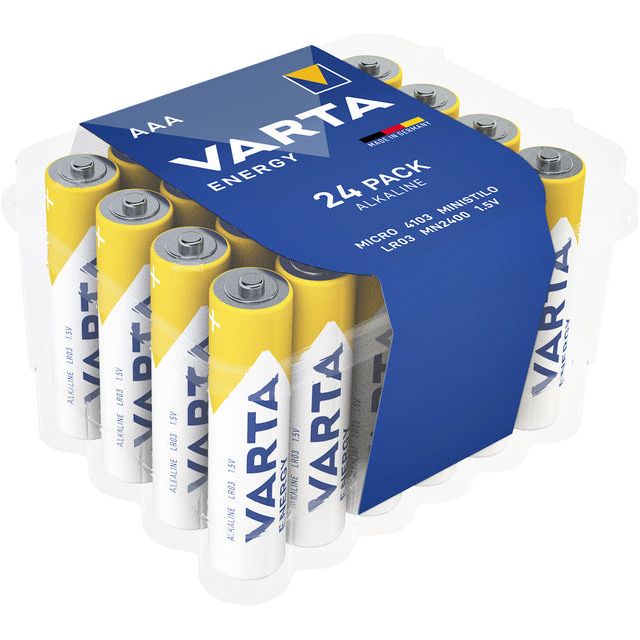 Varta - Batterie AAA Energy 24 Pack | Blasen Sie ein 24 -Stück | 12 Stücke