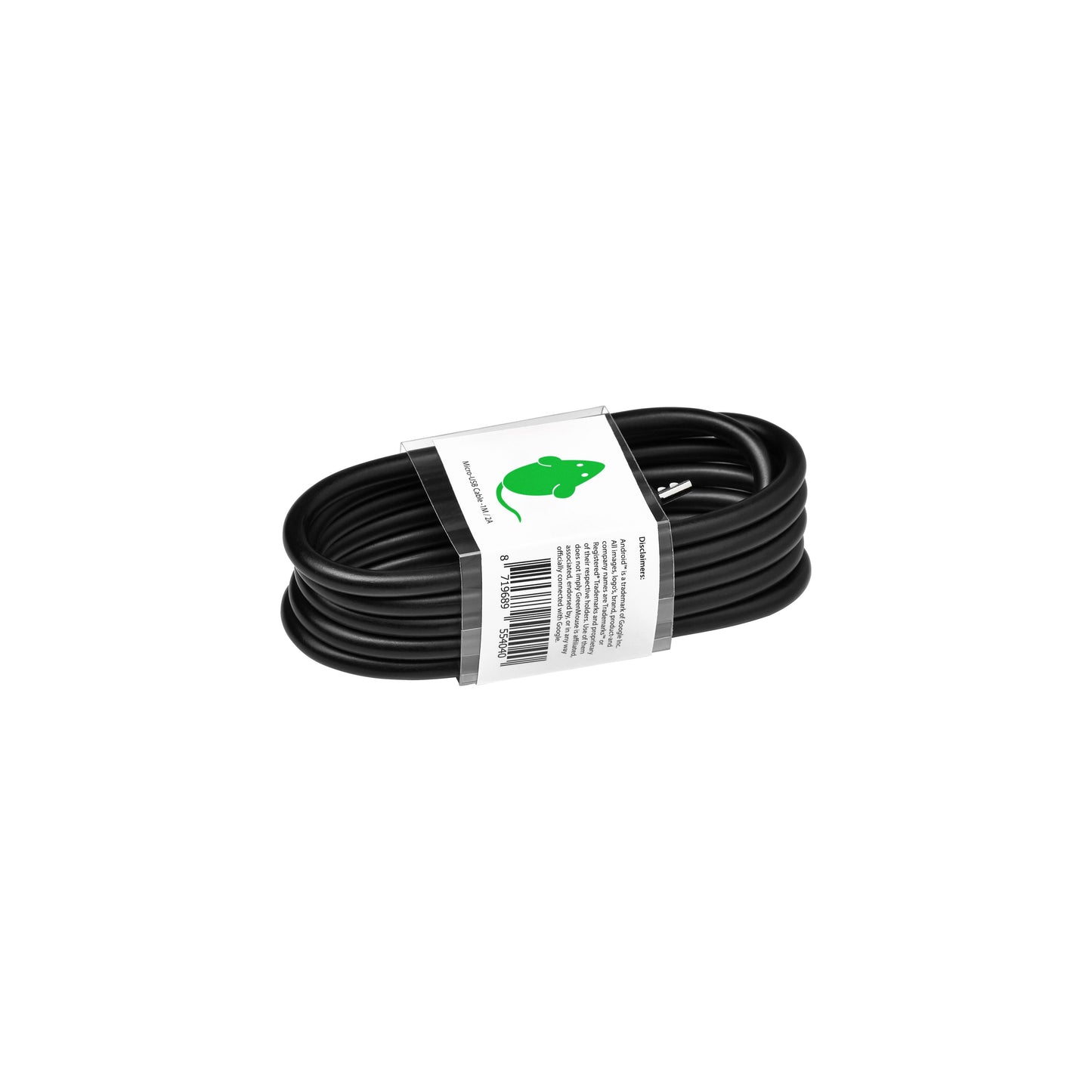 Greenmouse - Cable USB Micro-A 2.0 1 meter black