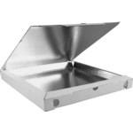 Klika - Pizzadoos | karton + PET | 32x32x3cm | vegetale | wit/aluminium | 150 stuks