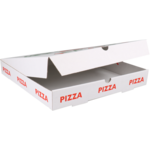 Klika - Pizza Box | Golfkarton | 32x32x3cm | Americano | Weiß | 150 Stücke