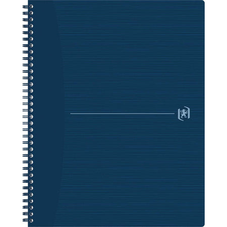 Oxford - Quaderno a spirale Origin, ft A4+, 140 pagine, a quadretti 5 mm, blu