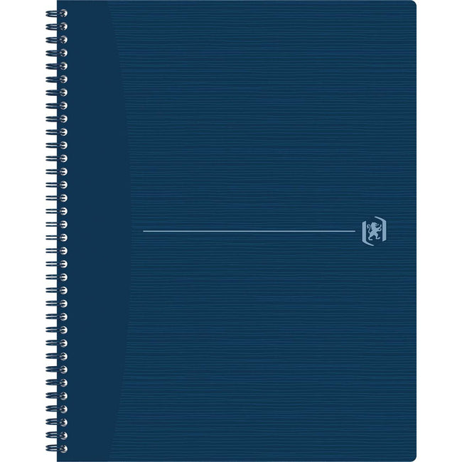 Oxford -  Origin spiraalschrift, ft A4+, 140 bladzijden, geruit 5 mm, blauw