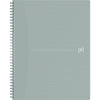 Oxford - Origin Spiralnotizbuch, ft A4+, 140 Seiten, kariert 5 mm, grau