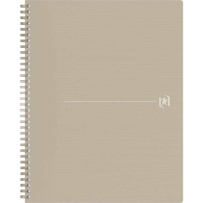 Oxford - Origin spiral notebook, ft A4+, 140 pages, squared 5 mm, sand