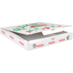 Klika - Pizzadoos | golfkarton | 24x24x3cm | vegetale | wit | 200 stuks